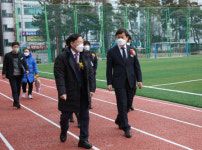 대전둔산초등학교, 환경친화적 운동장 준공식