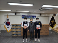 권기진 ㈜명진팜 대표 및 안동고고총동창회장 모교에 마스크 10,000장 및 영양 간식 전달
