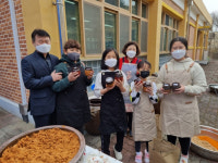 옥천 청성초 장 가르기행사