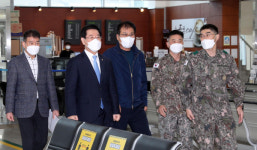 전남도, 국군함평병원 입원 국군장병 위문
