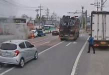 경주 시내버스 기사, 차량화재 또 막았다할 일 했을 뿐이다