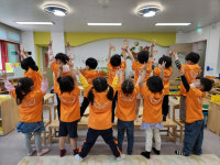남평초병설유치원 아이들, 자화상 티셔츠를 만들어요