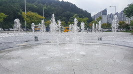 계룡시, 금암바닥분수광장 등 2개소 분수시설 가동