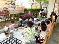 청주 율봉유치원, 어버이날 기념으로 카네이션 심기 체험활동 실시