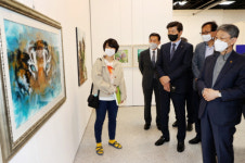 충북미술교육연구회 제4회 사제동행미술전람회(제33회 교원미전) 열려