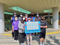서경초 어린이회에서 흥덕시니어클럽 측에 봉사 감사 편지 전달