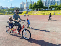[포토뉴스] 안동시, 처음 자전거 타던 날