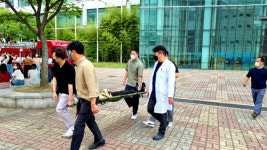 청주문화재단, 안전한 첨단문화산업단지 위한 합동소방훈련 실시