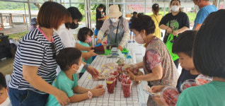 회남초병설유치원, 아웃도어 시장놀이 실시