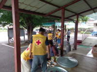 학산면 적십자봉사회, 이웃사랑의 마음 담아 경로잔치 봉사활동