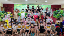 율봉유치원 학부모 동아리 동극 공연 실시