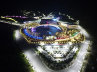 추석 명절 힐링광장 야간 경관조명 운영, 영동의 밤 환하게 비춰!