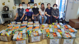 계룡시 두마면, 추석명절 생필품 꾸러미 전달
