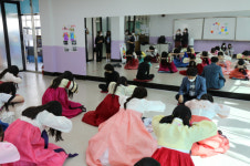 일신여자중, 기술가정 교과연계수업으로 전통문화 바로알기