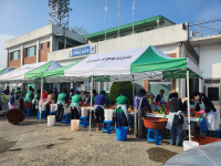 삼성면 새마을지도자협의회·부녀회, 사랑의 김장 담그기 행사 가져