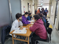보은군보건소, 의료 취약지역 무료 안 검진 실시