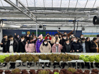 천안늘해랑학교, 동천안농협 스마트농업지원센터 현장 탐방