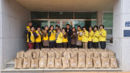영동군 심천면 적십자봉사회, 사랑의 떡국 떡 나눔