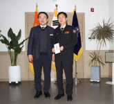 옥천군수, 옥천소방서 격려 방문