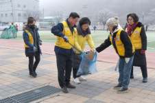 대한적십자사봉사회 영동지구 진달래봉사회, 깨끗한 환경 만들기