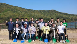 계룡시, 계룡하늘소리길 기념식수 식재