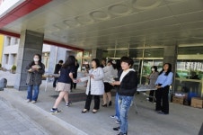 단양중학교 학부모회,  따뜻한 격려의 아침 등교 맞이 행사