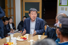현장 밀착, 감성 행정 펼치는 이재영 증평군수