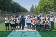대전동부교육지원청, 새일초등학교 양궁부 격려