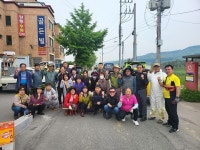 충주시, 대소원면 주민자치위 요도천변 금계국꽃길 조성