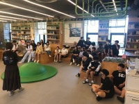 매포중, 전주시립도서관 꽃심과 한옥마을에서 독서 기행