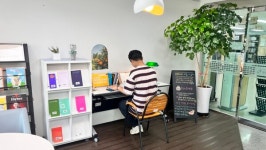 천안교육지원청성환도서관, 여름 시 필사 코너 운영