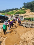 증평군자원봉사센터, 괴산군 청안면 수해복구 봉사활동 나서
