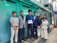 영동읍, 일화시골순두부·영동가설산업 착한가게 현판 전달