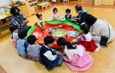 단양유치원 , 조부모와 함께하는 사랑나눔 송편만들기 실시