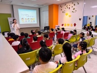 제천 명지초등학교병설유치원,  보건소에서 실시하는 치카푸카교실 체험