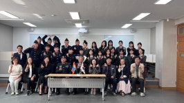 천안서여자중학교, 몽골 국방고등학교 방문단 맞이