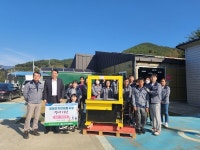 하동축협 나눔축산운동본부, 자동포장설비 지원