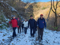 주낙영 경주시장, 단석산 등산로 정비공사 현장 점검