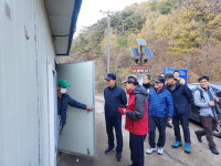 주낙영 경주시장, 단석산 등산로 정비공사 현장 점검