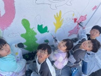 동광초교육공동체 참여 벽화그리기로 즐겁고 신나는 등굣길!