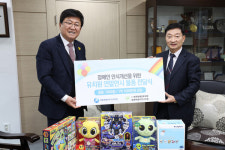 세종시교육청, 한국장애인부모회 세종지회로부터 선물 전달받아