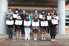 천남중학교 인팩혼 시스템(주) 장학금 수여