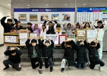 리더스Dr태권스쿨·리더스스포츠센터 원생,  신방동에 라면 기탁