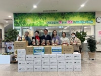 사단법인 21세기 여성정치연합, 청주서원노인복지관서에 후원전달