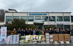 송학면 지역사회, 설 맞이 이웃사랑 나눔 참여