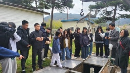 하동중학교, 하동공공하수처리시설 견학으로 환경교육 실시