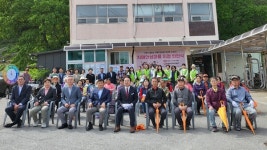 옥천군 치매안심센터, 치매안심마을 현판식 성공리에 마쳐