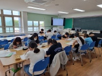 청산초, 청성초와 공동으로진로탐색 프로그램 실시