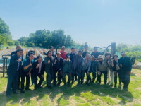 충주 상영죽경로당 어르신들, 고구마 모종 심기에 구슬땀
