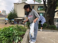 진잠초, 산장산 쓰레기 담으며 환경 쓰담쓰담!
